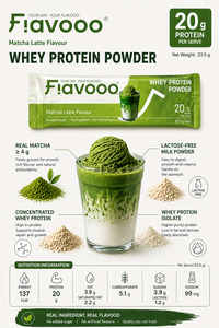 Products: Protein sachet Matcha Latte