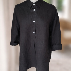Tops: The Stella Shirt in French Linen