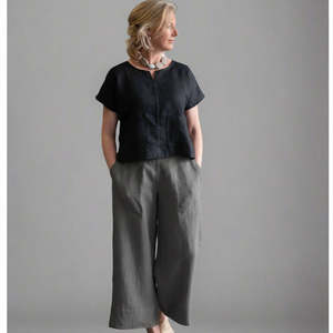 Bottoms: Paris Pants in Charcoal