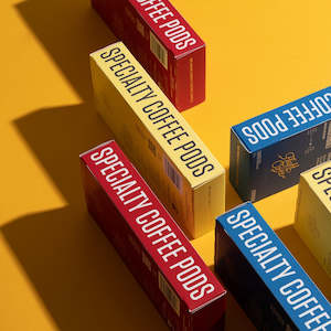 Specialty Coffee Pods: 6 Box Coffee Pods Taster Pack - save 12%