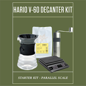 Brew Kits: Hario V60 Decanter Kit w/ Parallel Scales