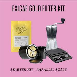 Brew Kits: Exicaf Gold Filter Kit w/ Parallel Scales