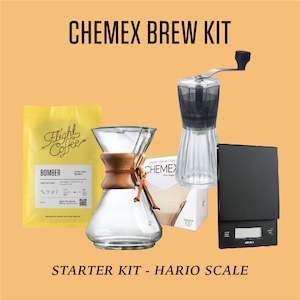 Chemex Brew Kit w/ Hario Scales