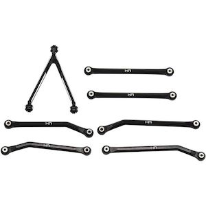 Airplanes: Aluminum High Clearance Link Set for 5.26 (133.7mm) Wheelbase: SCX24, HOT Racing