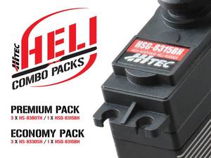 Heli Combo Pack - Premium Pack, Hitec