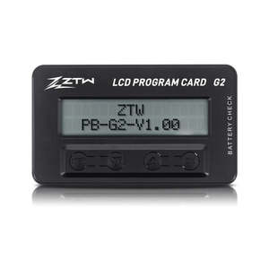 ESC Programing Card G2, ZTW