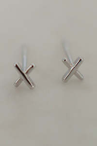 Sophie: XX Stud Gold or Silver EOL Earrings