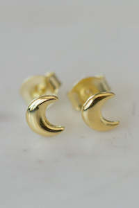 Sophie: Luna Lover Stud Earrings Gold EOL