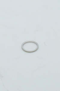 Lines Silver Medium EOL Ring