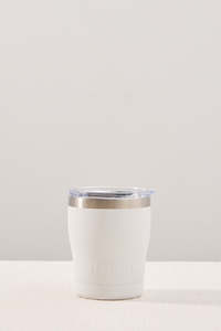 Huski: White Short Tumbler 2.0