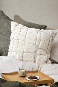 Tundra Cream Pebble Feather Inner 50x50cm Cushion