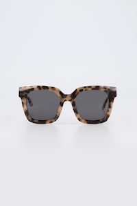 Isle Of Eden: Maleika White Tortoise Sunglasses