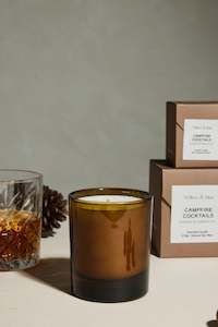 Home Fragrances: Campfire Cocktails Bourbon + Butterscotch 210g Soy Candle