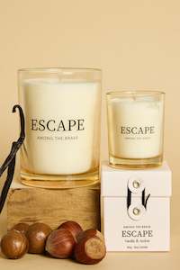 Escape Vanilla + Amber 250g Soy Candle