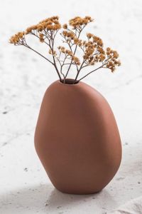 Ned Collections: Harmie Pebble Natural Speckle Vase Small 10x9cm