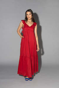 Drama The Label: Midsummer Poppy Maxi Tiered  Dress