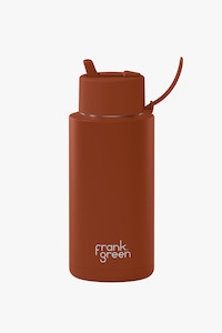 Ceramic Reusable Toffee LE 1ltr Bottle with Flip Lid