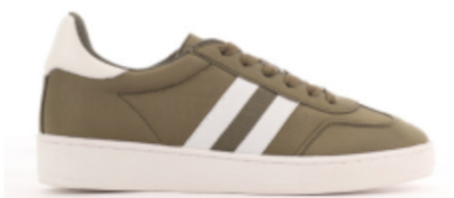 Attitude Army Double White Stripe Nylon Sneaker