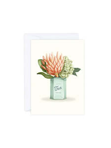 Pro-Tea Greeting Card