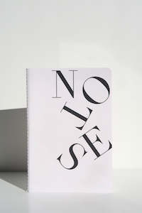 Scattered Notes White A5 Notebook