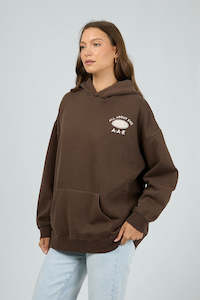Montana Brown Oversized Hoodie