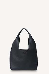 Kiki Shoulder Bag Black Lightly Milled