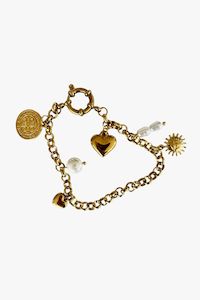 Supporting Local: Santella Charm Gold Bracelet