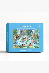 Ethical Edit: Poolside Blue Puzzle 1000pce by Mokshini