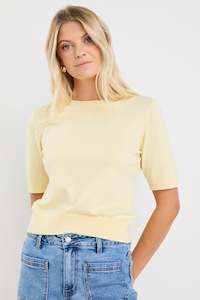 Back In Stock: Edition Lemon Crewneck Knit Tee