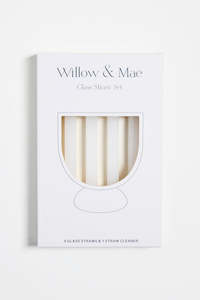 Just A Little Something: Opaque White Short Cocktail Straw