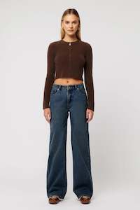 95 Baggy Lola Dark Blue Mid Jean