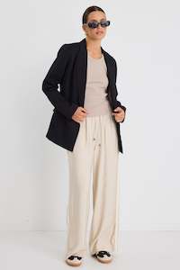 Blazers: Cooper Black Double Breasted Classic Blazer