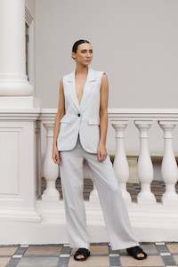 Blazers: Vancouver Bone Soft Touch Longline Vest