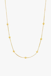 Ania Haie: Modern Beaded Gold Necklace
