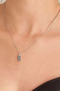 Ania Haie: Silver Tag EOL Necklace
