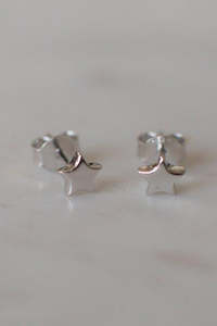 Sophie: Twinkle Star Stud Earrings Silver