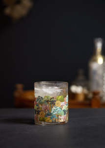 Monterey Old Fashioned Print Glass Tumbler 400ml Each