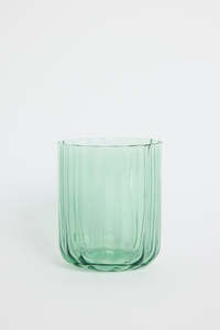 Just A Little Something: Fluted Green Tumbler