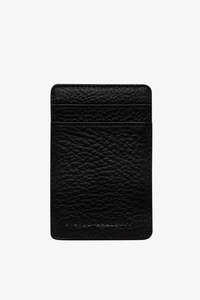 Fathers Day: Flip Two Sided Black Wallet Cardholder