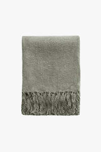 Flos Home: Serenade Muted Sage Acrylic 125x150cm Throw