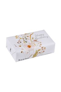 Huxter: Neutral Wildflowers White Happy Birthday Soap