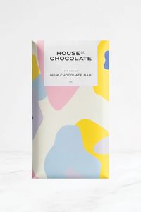 Gifts For The Hostess With The Mostest: Pink Blue Patch 80g 37% Milk Chocolate Bar