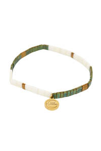 Gifts Under 75: Love Ox Cream Antique Gold Charm Bracelet