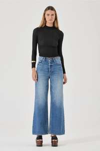 Relaxed Sailor Silverlake Blue Wide Jean