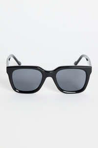 Gifts Under 100: Napoli Black Rounded Sunglasses
