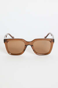 Napoli Espresso Rounded Sunglasses
