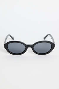 Gifts Under 100: Vienna Black Oval Sunglasses