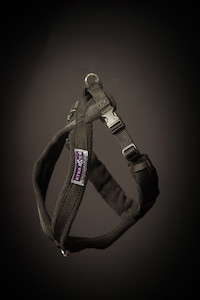 Products: Fleece Walking Harness - Black Floofin' Fabulous