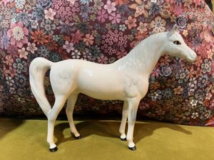 Arab Grey Dapple Thoroughbred Mare - Royal Doulton - Florafauna