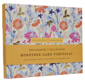Products: Art of nature: Honey Bee Card and Envelope Set - Florafauna